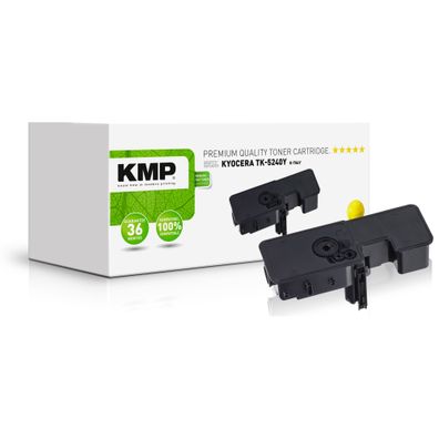 KMP 2912,0009 KMP K-T84Y Toner yellow kompatibel mit Kyocera TK-5240 Y