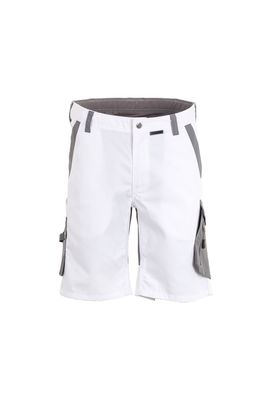 Arbeitshose Herren Shorts weiß/zink Größe XXXL