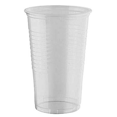 Papstar 12149 Kunststoff-Trinkbecher PP 0,2 l transparent