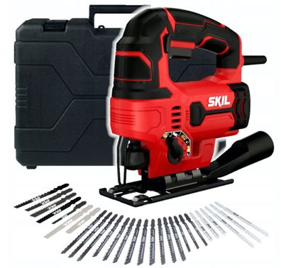 Skil 4530 GB Stichsäge 550W (Koffer) + 28 Sägebllätter