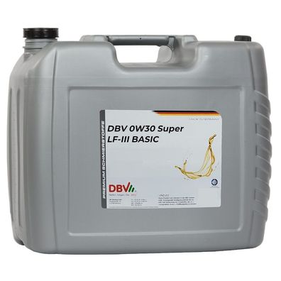 DBV 0W-30 Super LF-III BASIC 20-Liter-Kanister