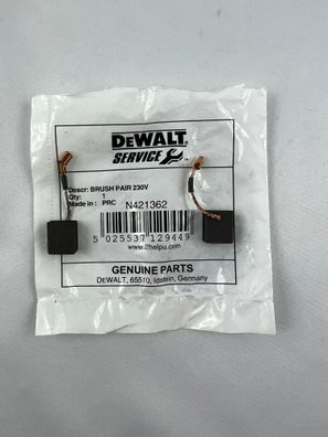 DeWalt original Kohlebürsten N421362, DWE4202, DWE4203, DWE4204, DWE4205, DWE42