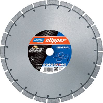 Norton Clipper Diamanttrennscheibe Extreme Universal Silencio 350x25,4 mm