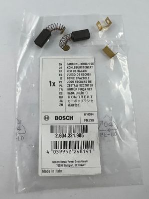 BOSCH Original Kohlebürsten 2604321905 / 1619PA2438