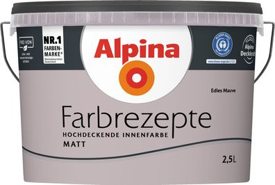 2,5L ALPINA Farbrezepte Edles Mauve, Matt