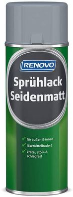 400ml Renovo Sprühlack Seidenmatt Anthrazitgrau