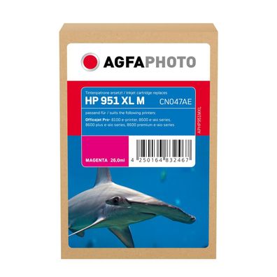 AgfaPhoto Tintenpatrone APHP951MXL wie HP CN047AE 951XL m