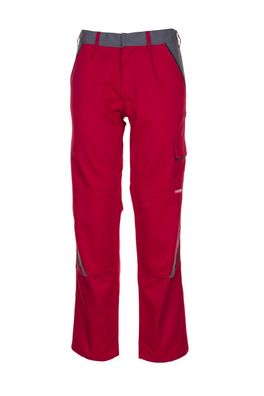 Arbeitshose Bundhose Highline rot/schiefer/schwarz Größe 29