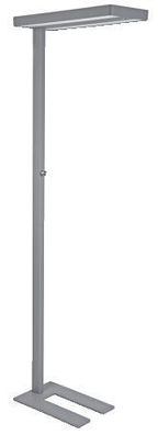 Maul 82586 95 LED-Standleuchte MAULjuvis sensor - dimmbar, silber, Standfuß