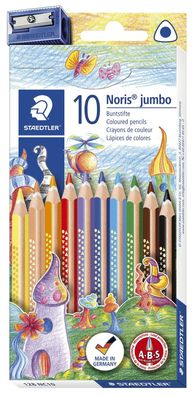 Staedtler® 128 NC10 Farbstift Noris Club® jumbo - 4 mm, dreikant, Kartonetui mit