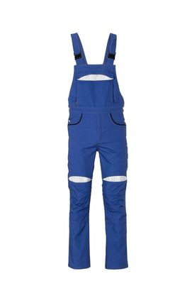 Arbeitshose Latzhose DuraWork kornblumenblau/schwarz Größe 110