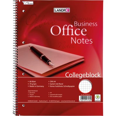 LANDR? Collegeblock "Business Office Notes", DIN A4, kariert