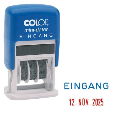 COLOP 105104 Datumstempel Mini Dater S160 L1 "Eingang"