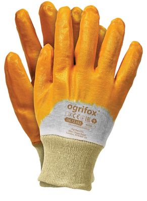 Handschuhe Nitril gelb Gr.9 Arbeitshandschuhe Nitrilhandschuhe Gartenhandschuhe