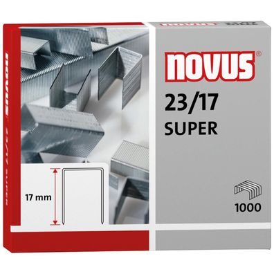 NOVUS Heftklammer 23/17 042-0045 verzinkt 1.000 St./Pack