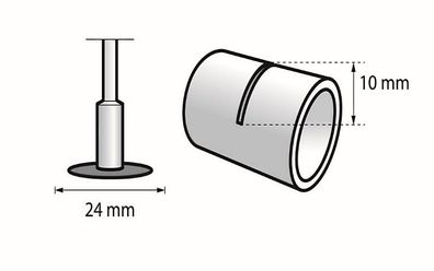 DREMEL Trennscheibe 24 mm (420) korund 24,0/1,0 mm ( VE 20 szt)