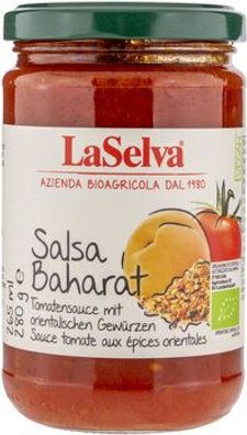 LaSelva Salsa Baharat - Tomatensauce mit orientalischen Gewürzen 280g