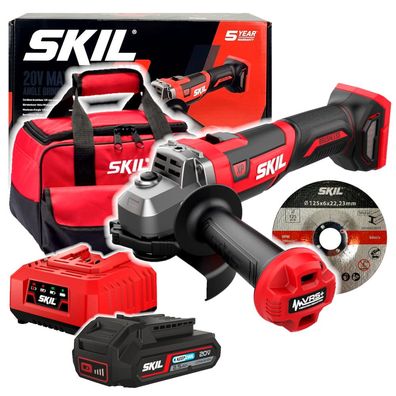 Skil 20V 3930 FB 125mm Akku-Winkelschleifer (1x2.5Ah Tasche)