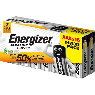 Energizer Batterie E302743900 AAA/Micro/LR03 16 St./Pack