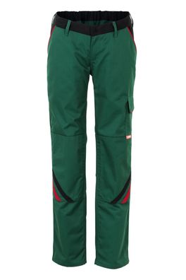 Damen Bundhose Highline grün/schwarz/rot Größe 38