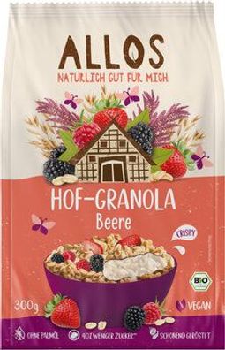 Allos 6x Hof-Granola Beere 300g