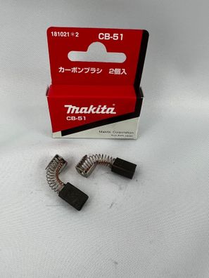 MAKITA Original Kohlebürsten 181021-2 CB-51