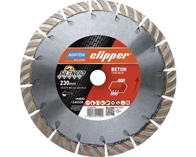 Norton Clipper Diamanttrennscheibe Extreme Beton Silencio - 230 x 22,2 Höhe 17mm