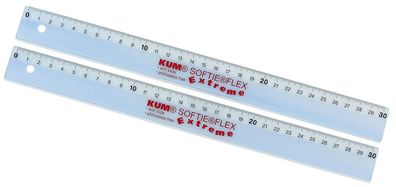 KUM® 225.05.19 Lineal 30 cm Kunststoff KUM L3 SOFTIE®FLEX