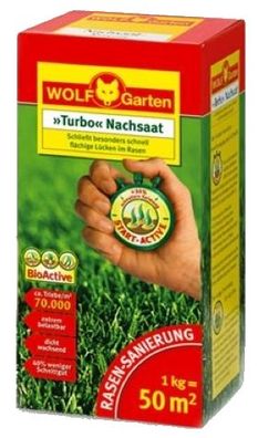 1kg Wolf-Garten LR 50 Turbo Nachsaatrasen