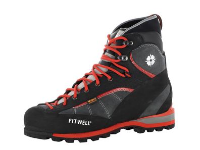 Fitwell Big Wall Rock EV anthracite/red Bergschuhe