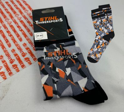 STIHL Socken Camouflage Timbersports Größe 39-42, 04215001842 ( 1 Paar )