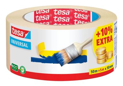 tesa 05288-00000-05 ecoLogo Maler Krepp Universal Papierabdeckband