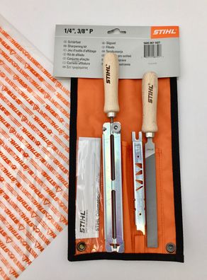 STIHL Schärfset für 1/4" , 3/8"P Sägeketten - Feilen 56050071027