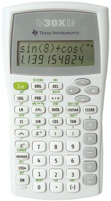 Texas Instruments 30XIIB/TBL Taschenrechner TI-30X IIB, Knopfzelle, 82 x 155 x 19 mm