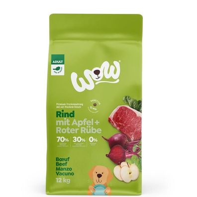 WOW Dog Rind 2 x 12 kg (8,33€/kg)