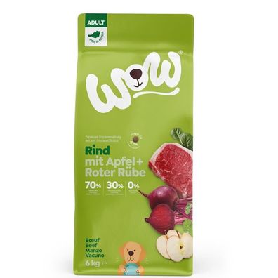 WOW Dog Rind 2 x 6 kg (9,16€/kg)