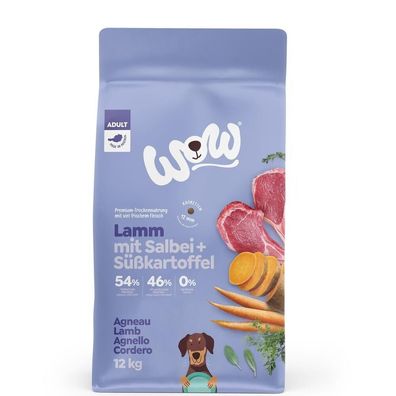 WOW Dog Lamm 2 x 12 kg (9,58€/kg)