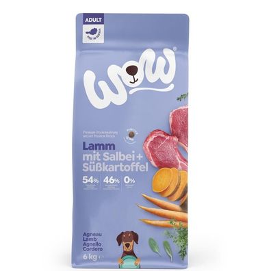 WOW Dog Lamm 2 x 6 kg (9,99€/kg)