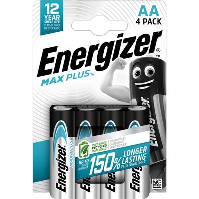 Energizer Batterie Max Plus E303321800 AA LR6 4St