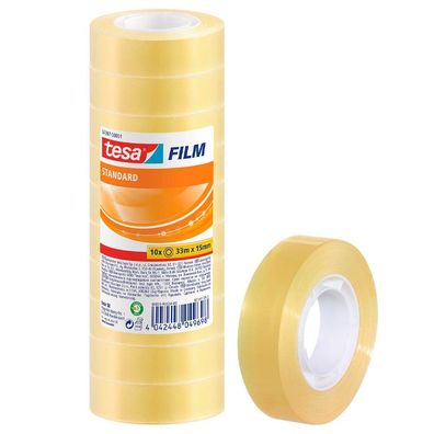 tesa 57387-00001-00 Film standard transparent 15 mm x 33 m 10 Rollen(T)