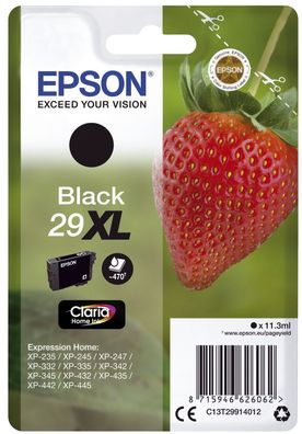 Epson C13T29914012 Original Epson Tintenpatrone schwarz High-Capacity (C13T2991401