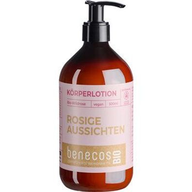 benecos benecosBIO Körperlotion BIO-Wildrose - ROSIGE Aussichten 500ml