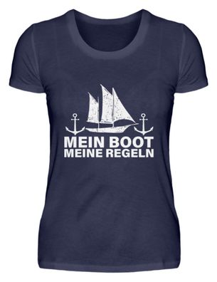 MEIN BOOT MEINE REGELN - Damen Premium Shirt-HW3PSTHD