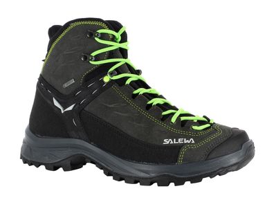 Salewa MS Hike Trainer Mid GTX black green Wanderschuhe