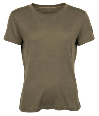 Pinewood 3345 Travel Merino Damen T-Shirt Grün (100)