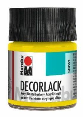 Marabu 1130 05 019 Decorlack Acryl Gelb 50 ml