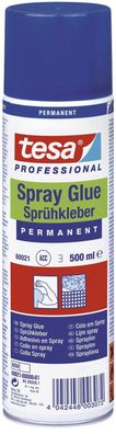 tesa 60021-00000-02 Sprü?hkleber Permanent 500 ml Farbe: beige(T)