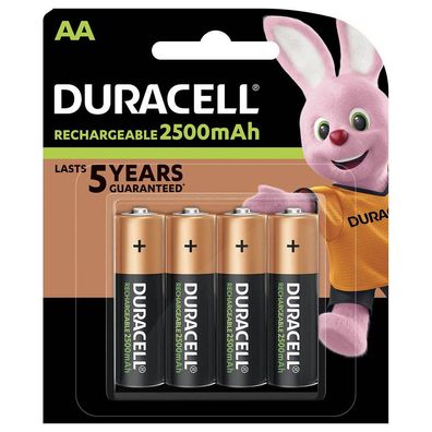 Duracell 057043 Akkus PreCharged Mignon AA 2.500 mAh