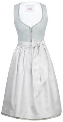 Dirndl Holly 65er Länge mint/silber