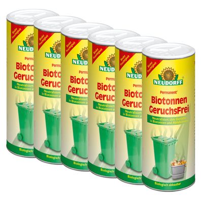 Neudorff Permanent Biotonnen GeruchsFrei - 6x 500 g